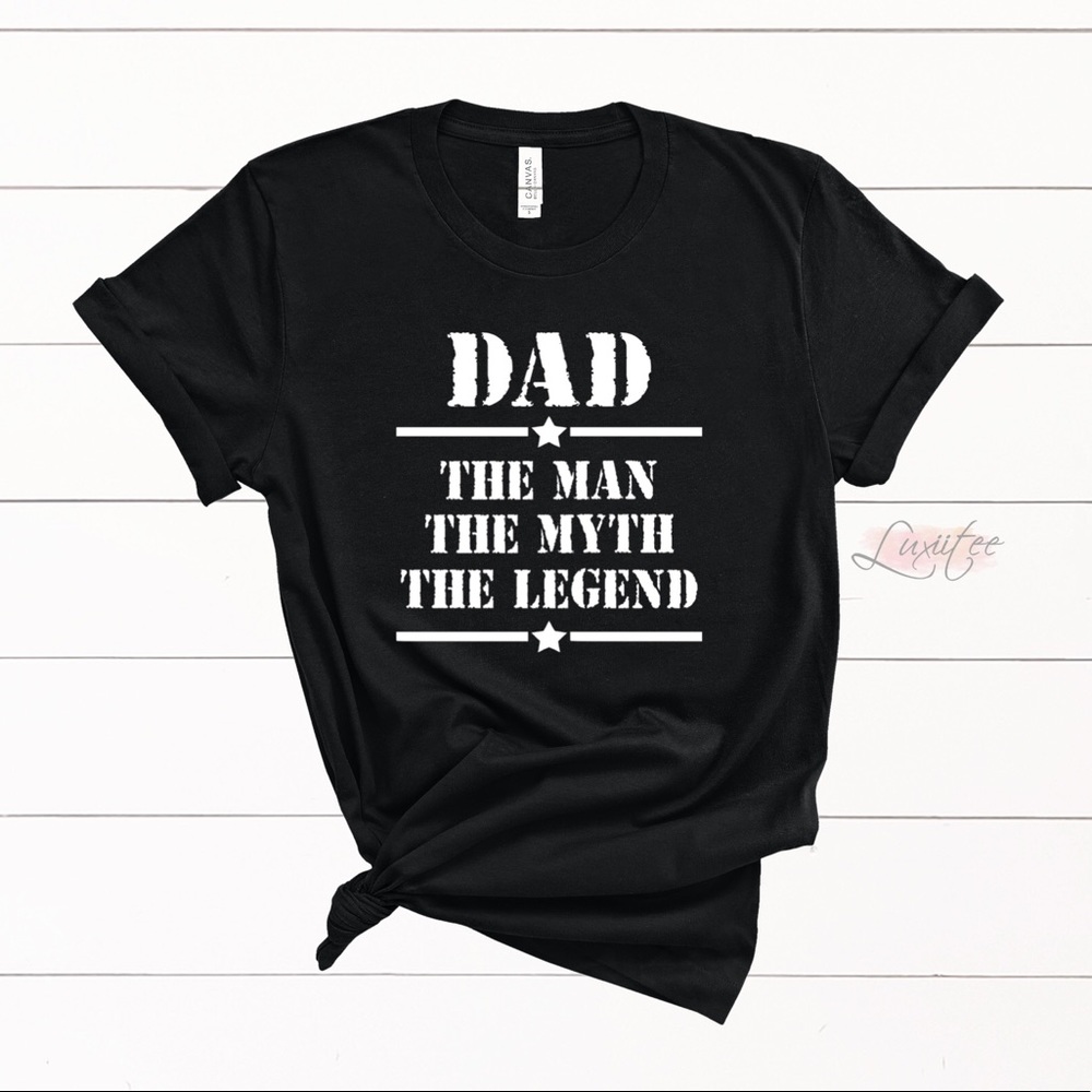 Pop Pop Grandpa Fathers Day Shirt Man Myth Legend